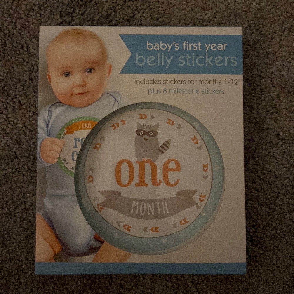 Brand new - unopened box of milestone belly stickers